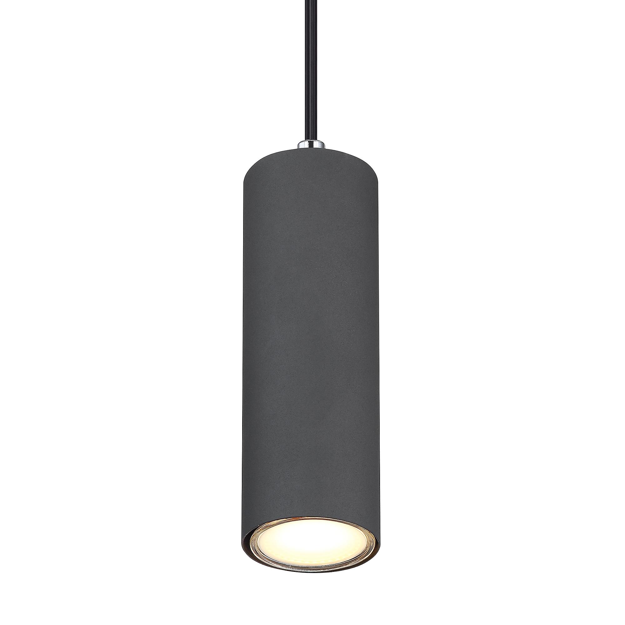 1-Light Robby Type B Pendant Light Iron Brown Grey 1