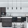 1-Light Robby Type B Pendant Light Iron Brown Grey 2
