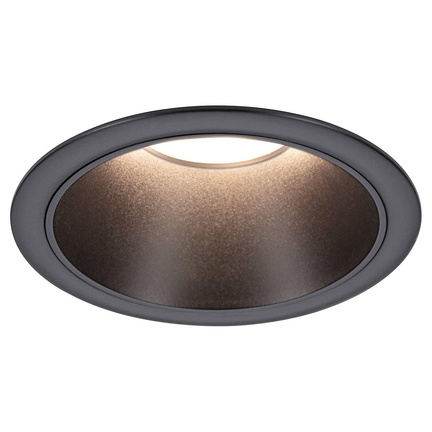 3x Cole Coin Recessed light set Aluminium Black 4