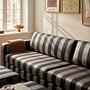 Dylan Sofa 3-seater Line Latte Black 2