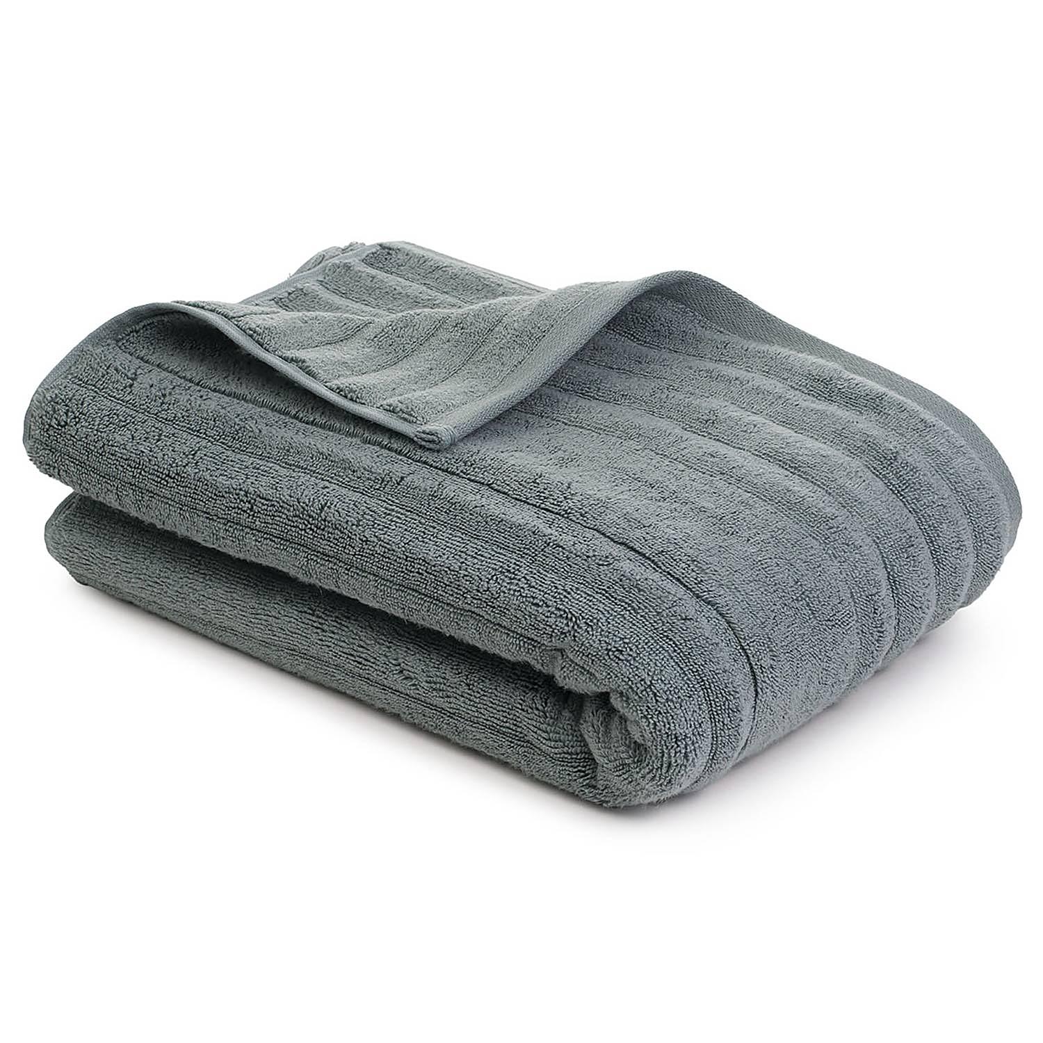 Milan Shower Towel Bamboo Cotton Green 70x140cm  0