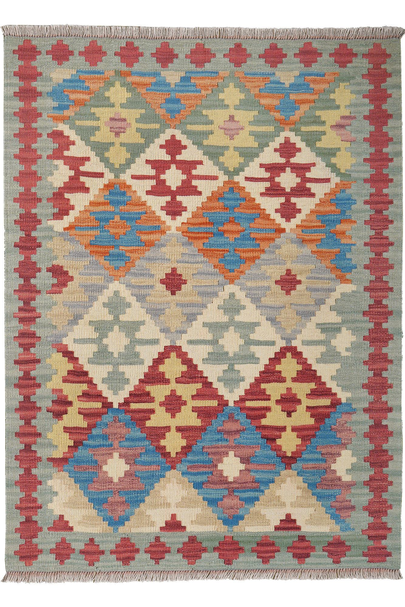Kelim Gashgai Wool Multicolored 0