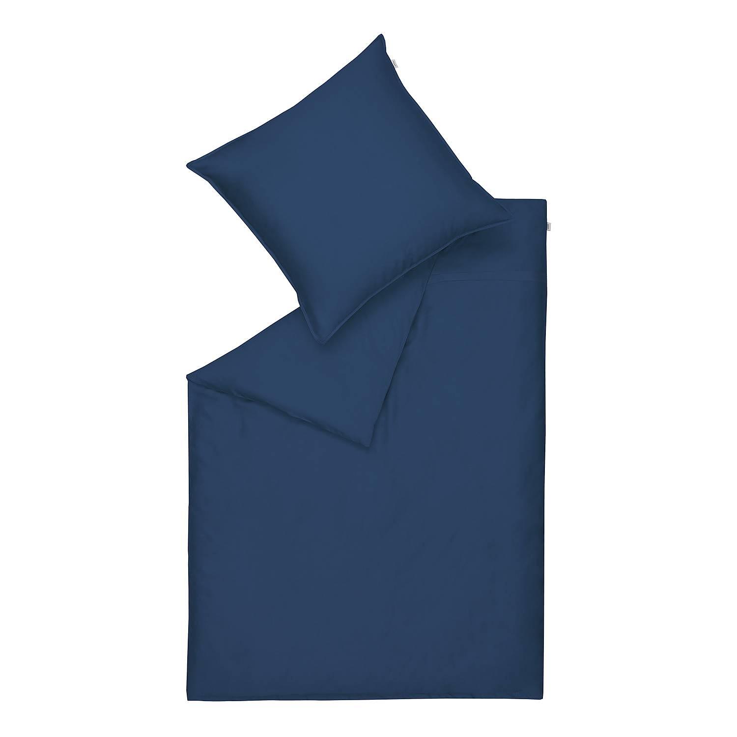Pure Bed Linen Cotton Blue 200x220cm Pillow 80x80cm 1