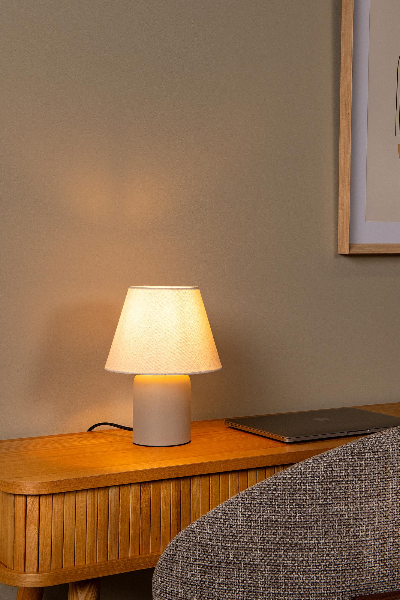 Macia Tischleuchte Keramik Beige 2