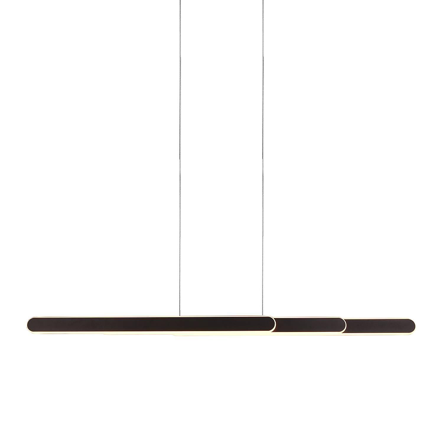 1-Light Helios LED Pendant Light Iron Black 0