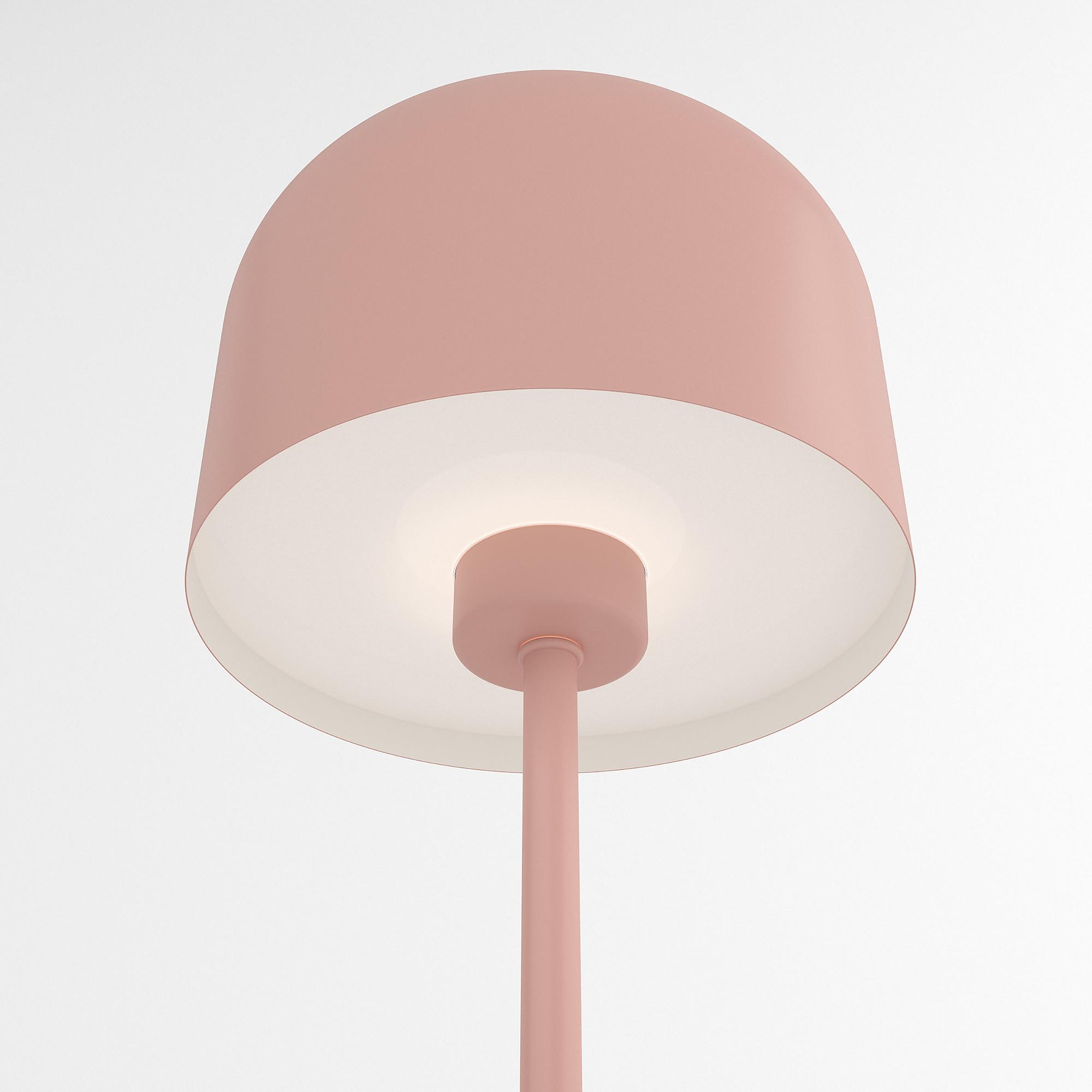 Brev Cordless Table Lamp Dimmable Pink 3