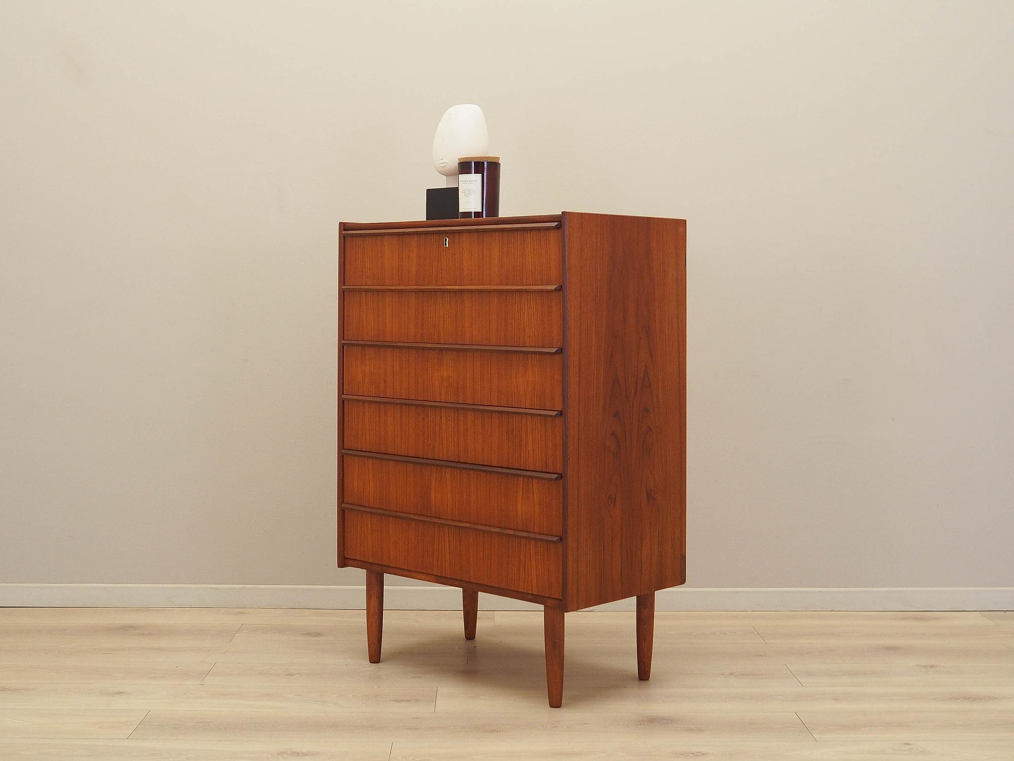 Teak-Kommode 1970er Jahre Braun 2