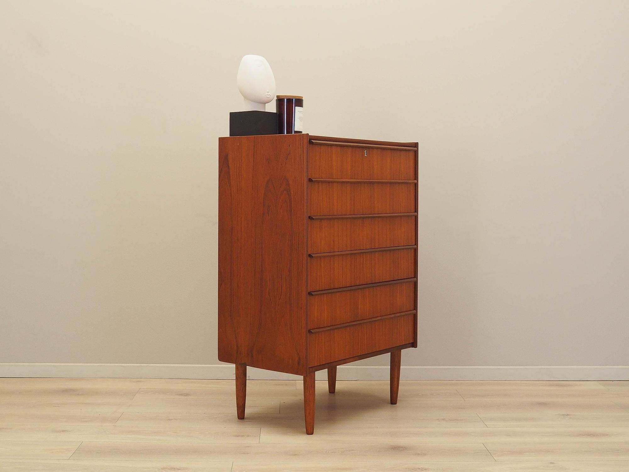 Teak-Kommode 1970er Jahre Braun 4