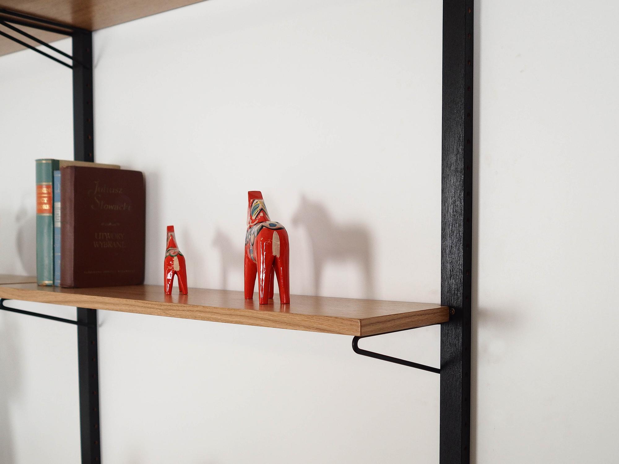 Oak shelf 1970s Brown 4
