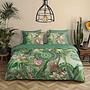 Reinforce Abhita Cotton/Satin Green Bedding 200x200cm+2 2