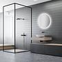 LED mirror cabinet Picasso Mirror glass Aluminum White 2