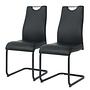2x Cantilever chairs Dimaci Black 0