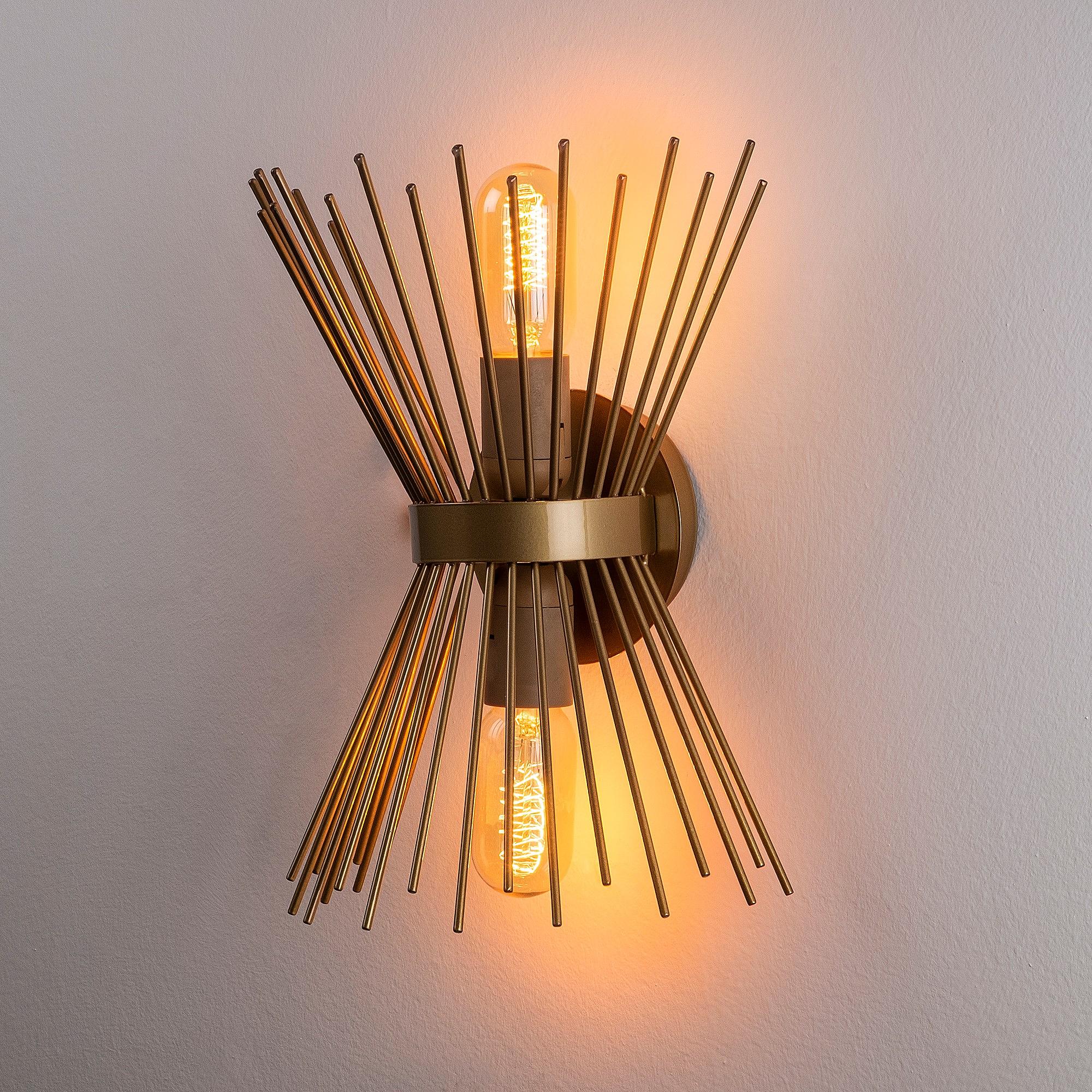 Kirpi 3092 Wall lamp Iron Gold 4