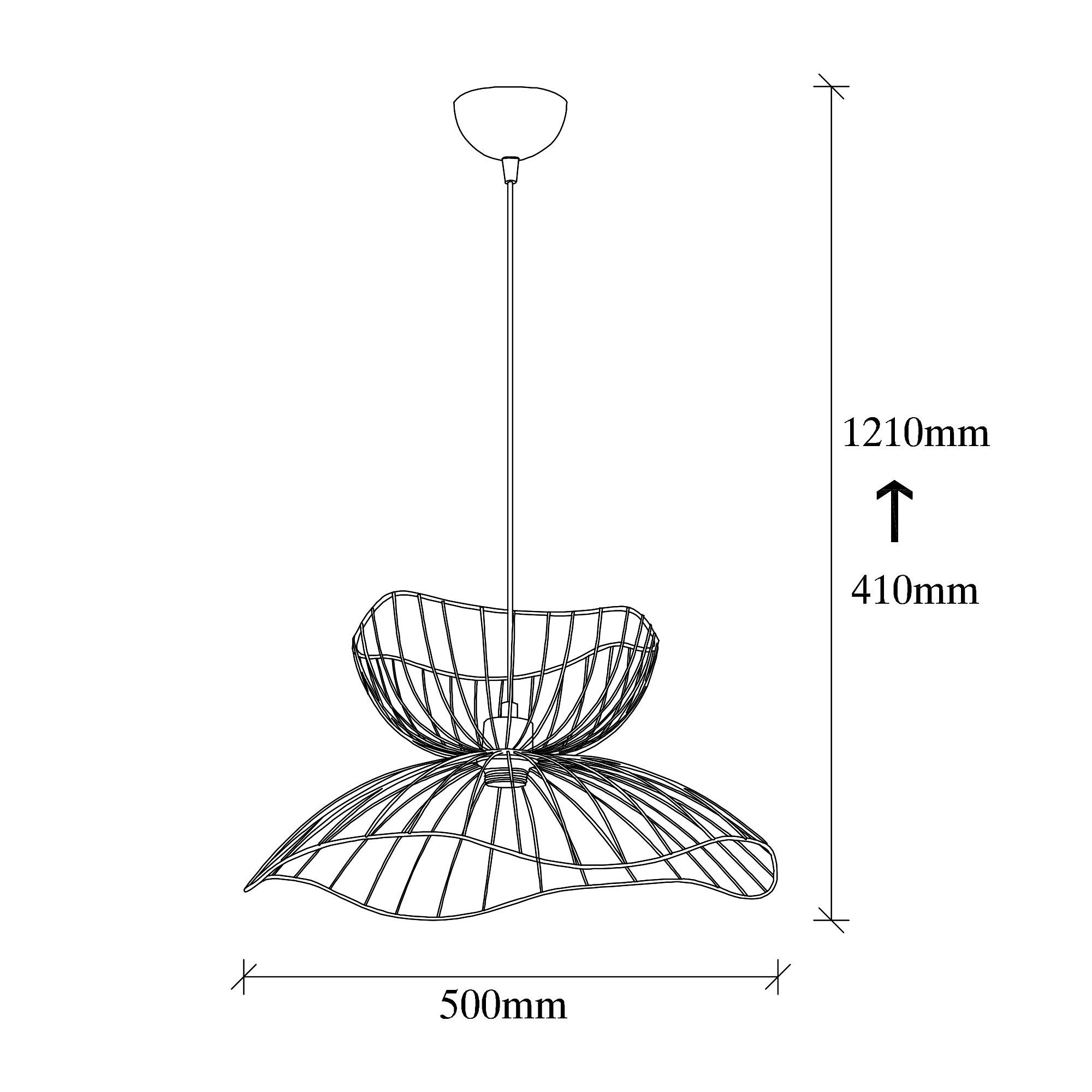 Farac 6390 Pendant Lamp Metal Black 3