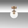 Atmaca 10215 Deckenleuchte Metall Glas Gold 3