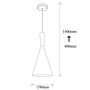 Elmas-3541 Pendant lamp Iron Black 3