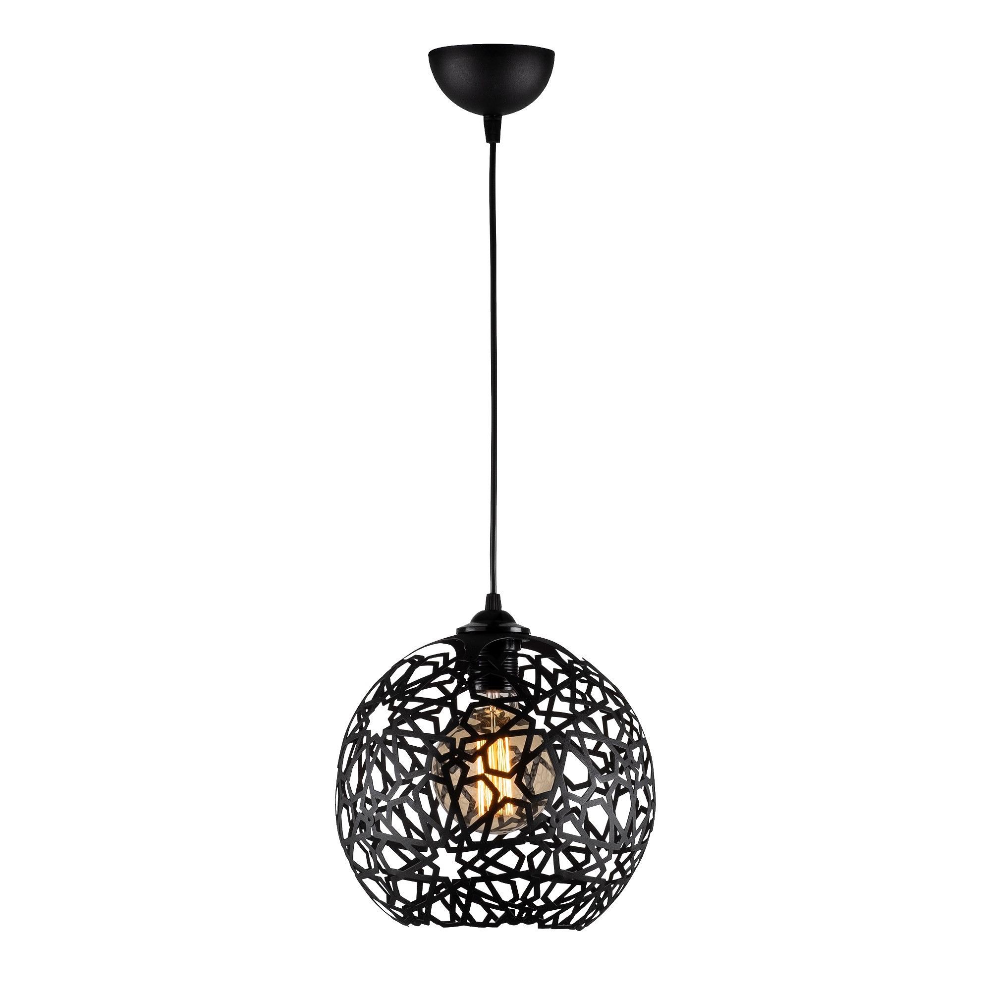 Fellini MR-785 lampada a sospensione ferro nero 2