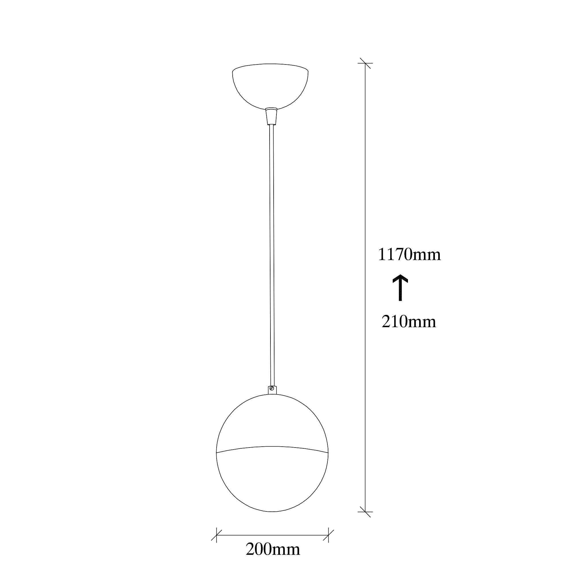 Bastos 2105 Pendant lamp Metal Glass Gold 3