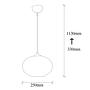 Camini MR-867 Pendant Lamp Iron Black 5