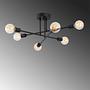 6-Burner Flower 174-AV Ceiling Lamp Iron Black 8