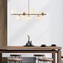 7-Flammig Deckenlampe Fazli 10535 Metall Glas Gold 2