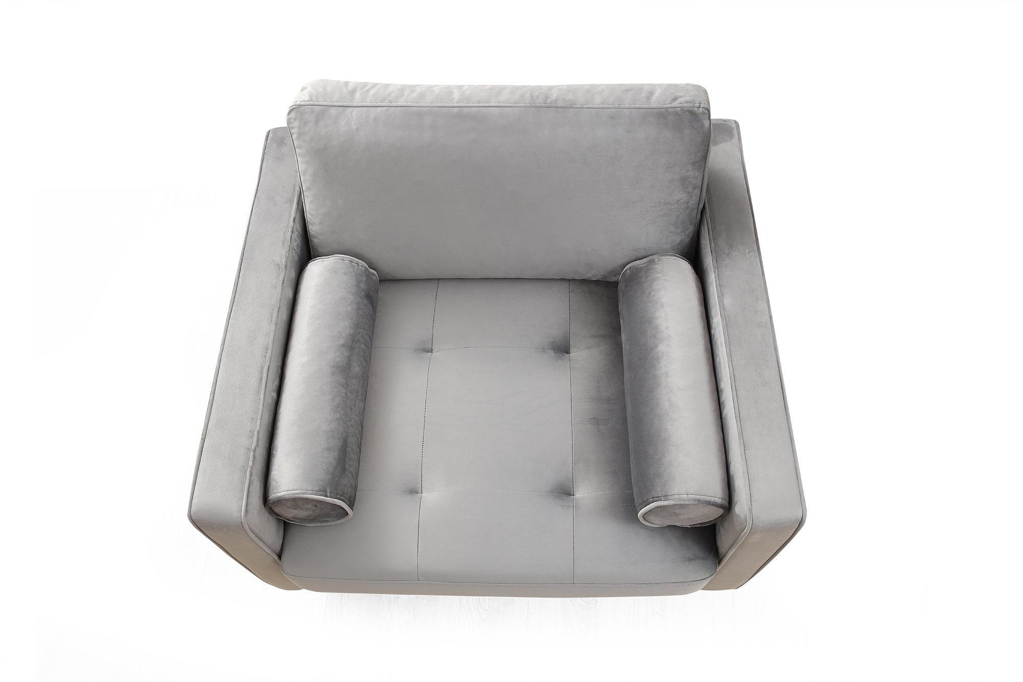 Rome Armchair Light Grey 7