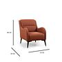 Kenzo Armchair Red 4