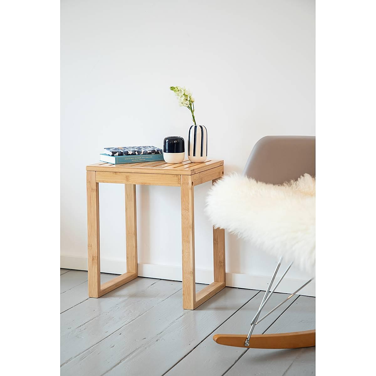 Bathroom stool Bambusa Bamboo Natural 2