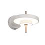Keaton LED-Wandleuchte 1-flammig Polycarbonat Eisen Grau 3
