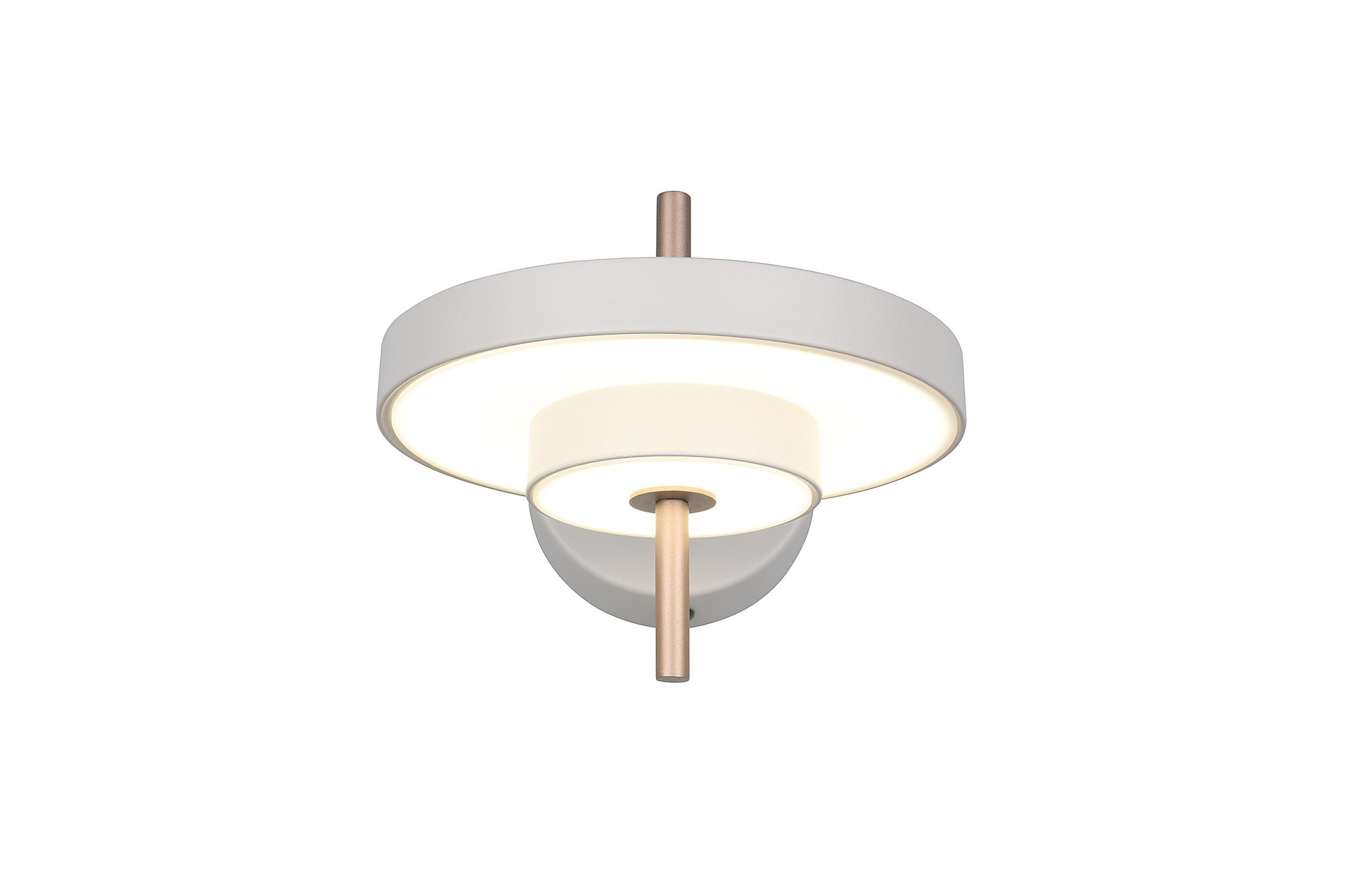 Keaton LED-Wandleuchte 1-flammig Polycarbonat Eisen Grau 4