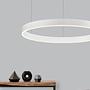 Pendant lamp Motif Type A Aluminium White Diameter: 80 cm 1