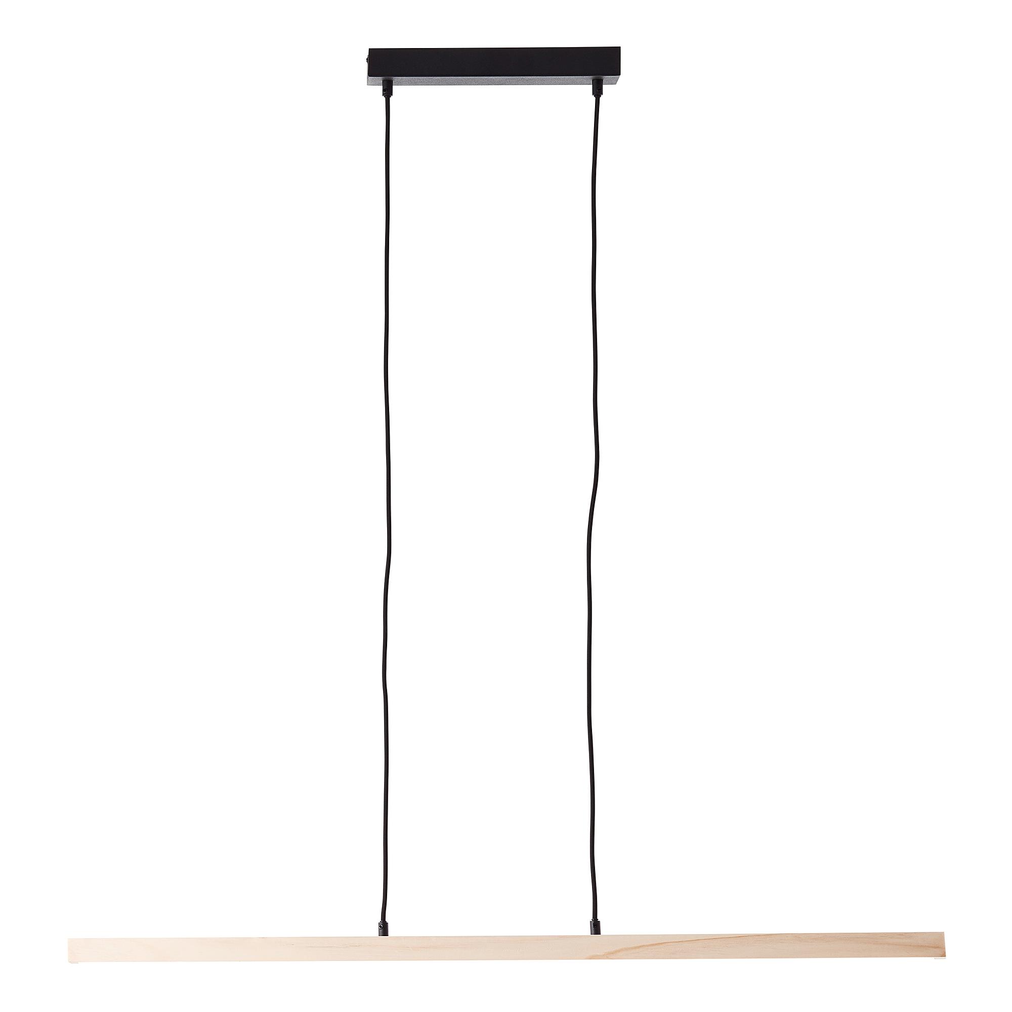 1-Flammig Arion LED-Pendelleuchte Kiefer Teilmassiv Stahl 3