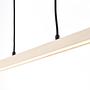 1-Flammig Arion LED-Pendelleuchte Kiefer Teilmassiv Stahl 4