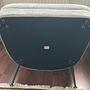 2x Cocktail Chairs Velvet Metal Grey 6