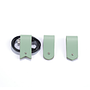 3x Flow Cable Storage 100% Recycled Leather Mint 0