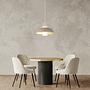 1-Light Lowe Pendant Light Iron Beige 3