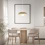 1-Flammig Lowe Pendelleuchte Eisen Beige 2