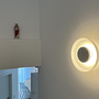 2x Aura Plus Wandleuchte Opal Weiß 3