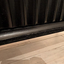 TV Lowboard Schwarz Gold 5