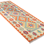 Kelim Gashgai Teppich Wolle Grün 2