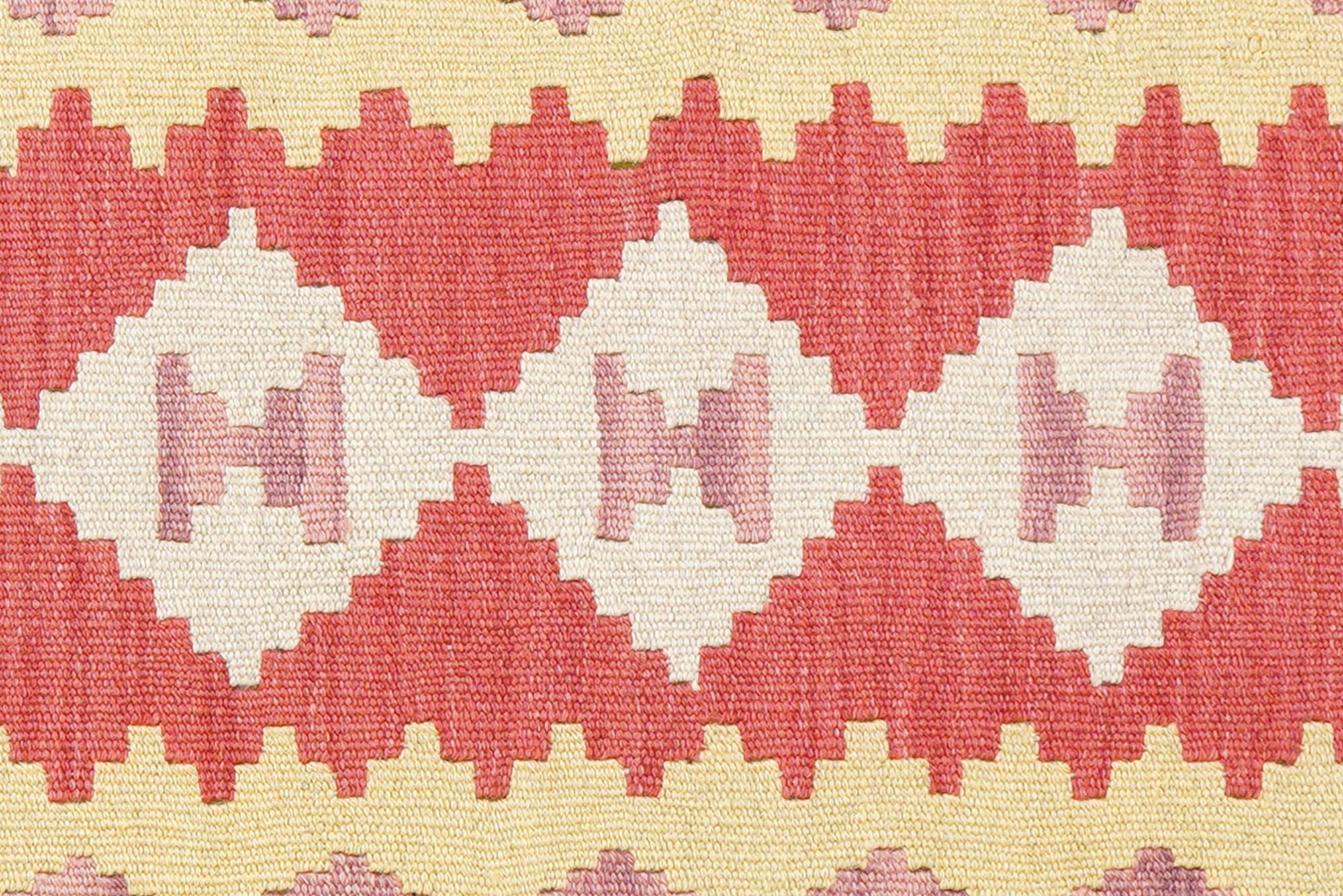 Kelim Gashgai Carpet Wool Red 3