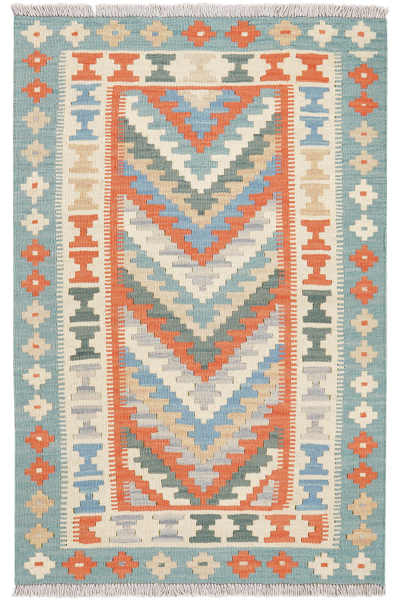 Kelim Gashgai Carpet Wool Multicolored 0
