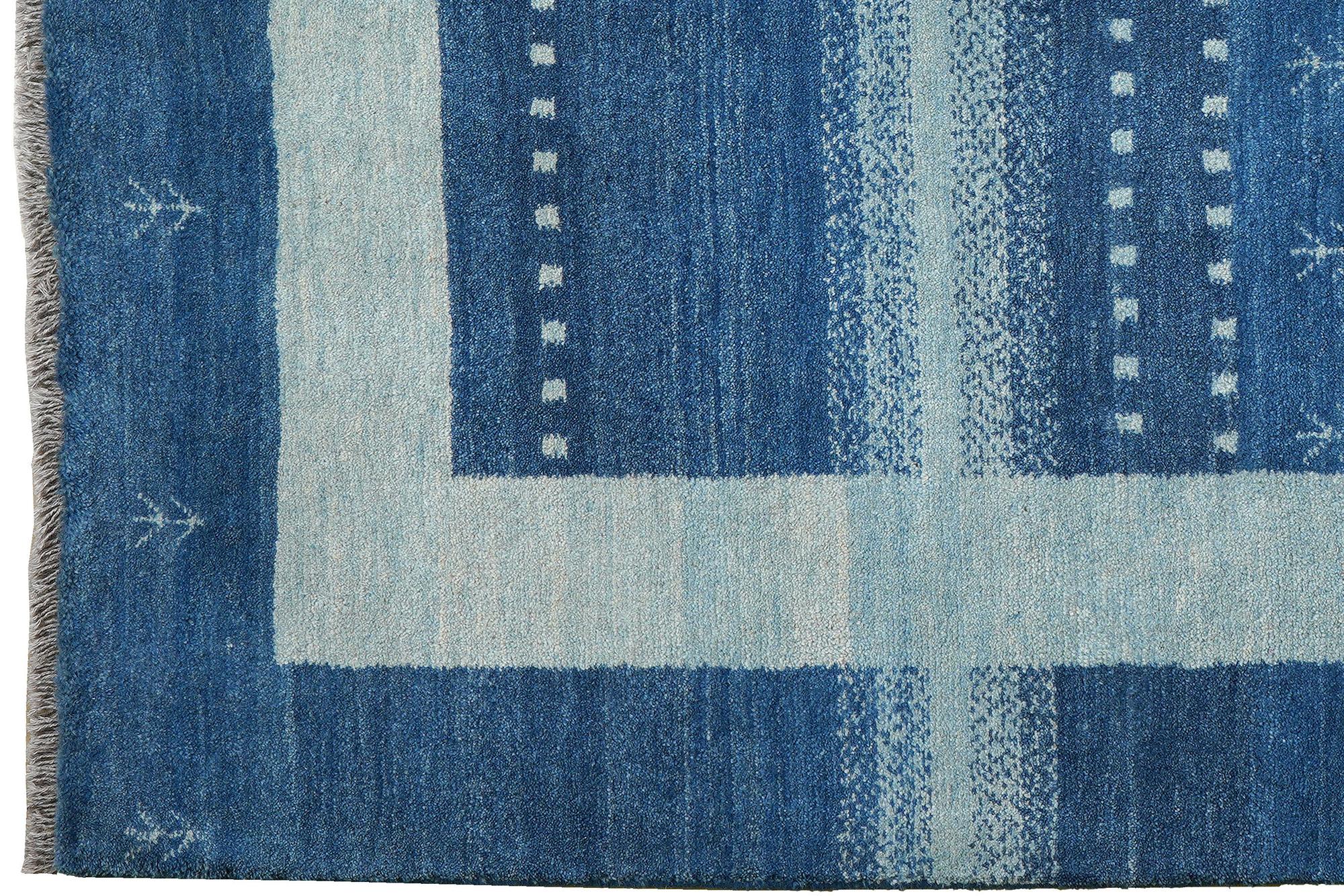 Gabbeh Sonnat 153x200cm Blau 1
