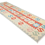 Kelim Gashgai Carpet Wool Red 2