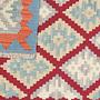 Kelim Gashgai Carpet Wool Red 4