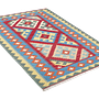 Kelim Gashgai Teppich Wolle Rot 2