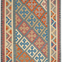 Kelim Gashgai Teppich Wolle Grün 0