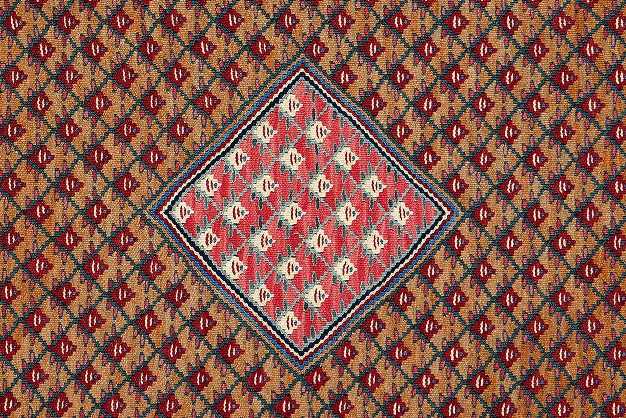Kilim Senneh 157x100cm Brown 3