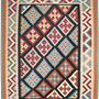 Kelim Gashgai Teppich Wolle Schwarz 0