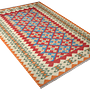 Kelim Gashgai Teppich Wolle Rot 2